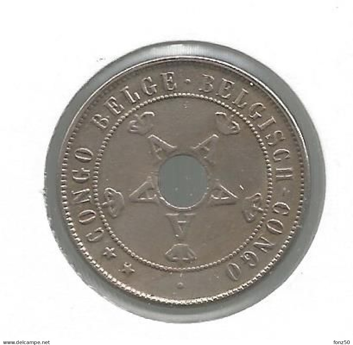 CONGO - ALBERT I * 20 Cent 1911 * Nr 12614 - 1910-1934: Alberto I