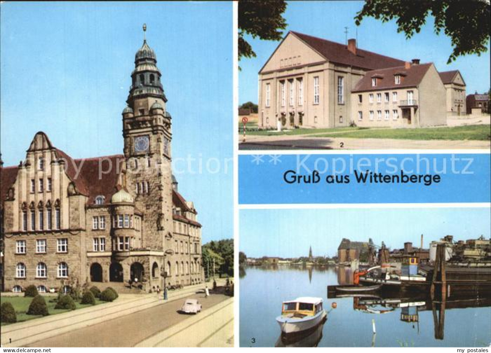 72529895 Wittenberge Prignitz Rathaus Kulturhaus Hafen Wittenberge - Wittenberge