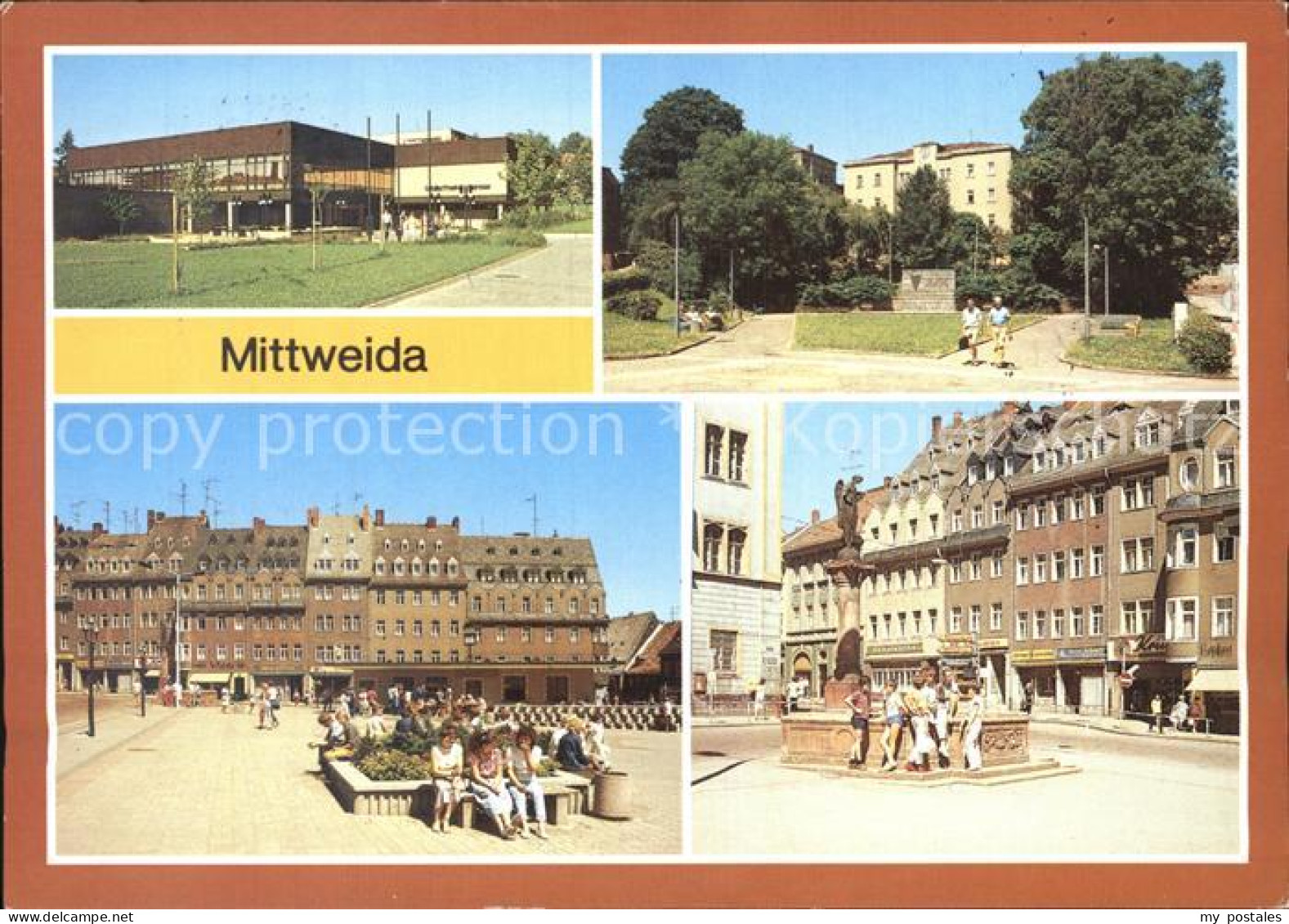 72529139 Mittweida Ingenieurhochschule Markt Friedensbrunnen Mittweida - Mittweida