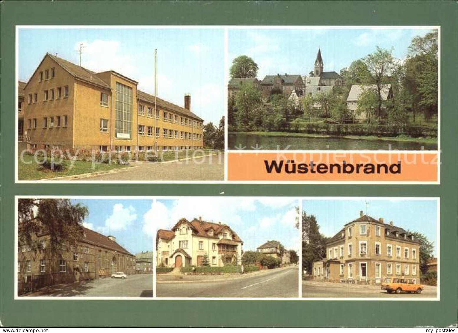 72528526 Wuestenbrand Diesterweg Oberschule Teilansicht Jahnhalle Gaststaette Li - Hohenstein-Ernstthal