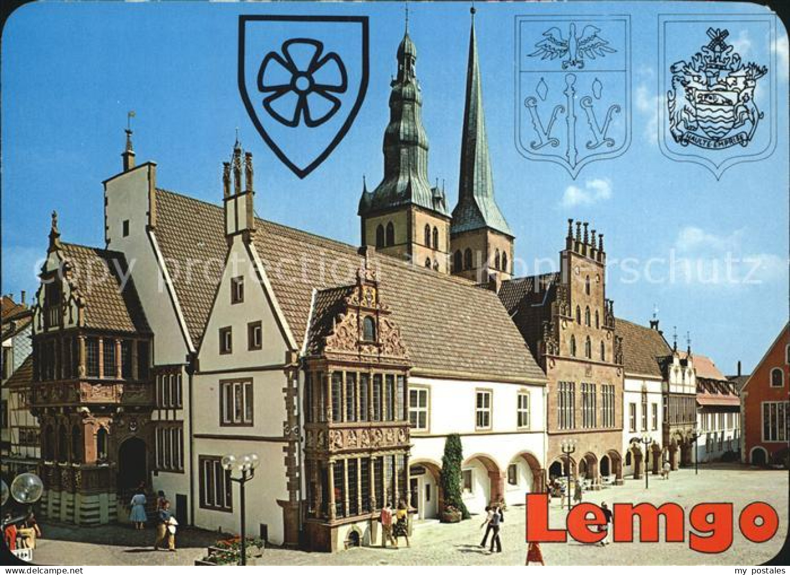 72528411 Lemgo Marktplatz Rathaus Ratsstube Erker Alte Hansestadt Lemgo - Lemgo