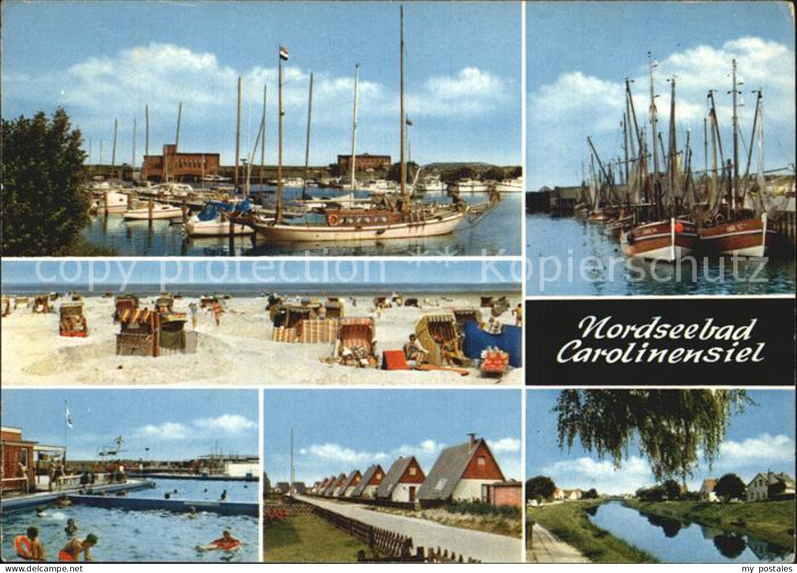 72527446 Carolinensiel-Harlesiel Ostfriesland Hafen Schwimmbad Strand  Wittmund - Wittmund