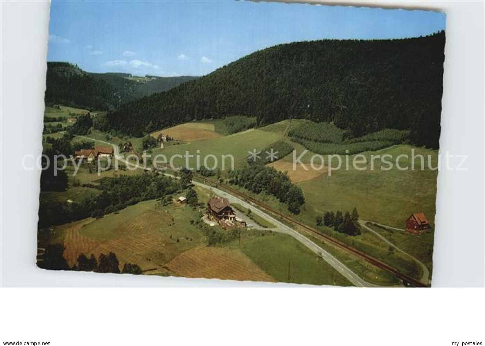 72526766 Ehlenbogen Gasthof Pension Zum Adler Schwarzwald Fliegeraufnahme Alpirs - Alpirsbach