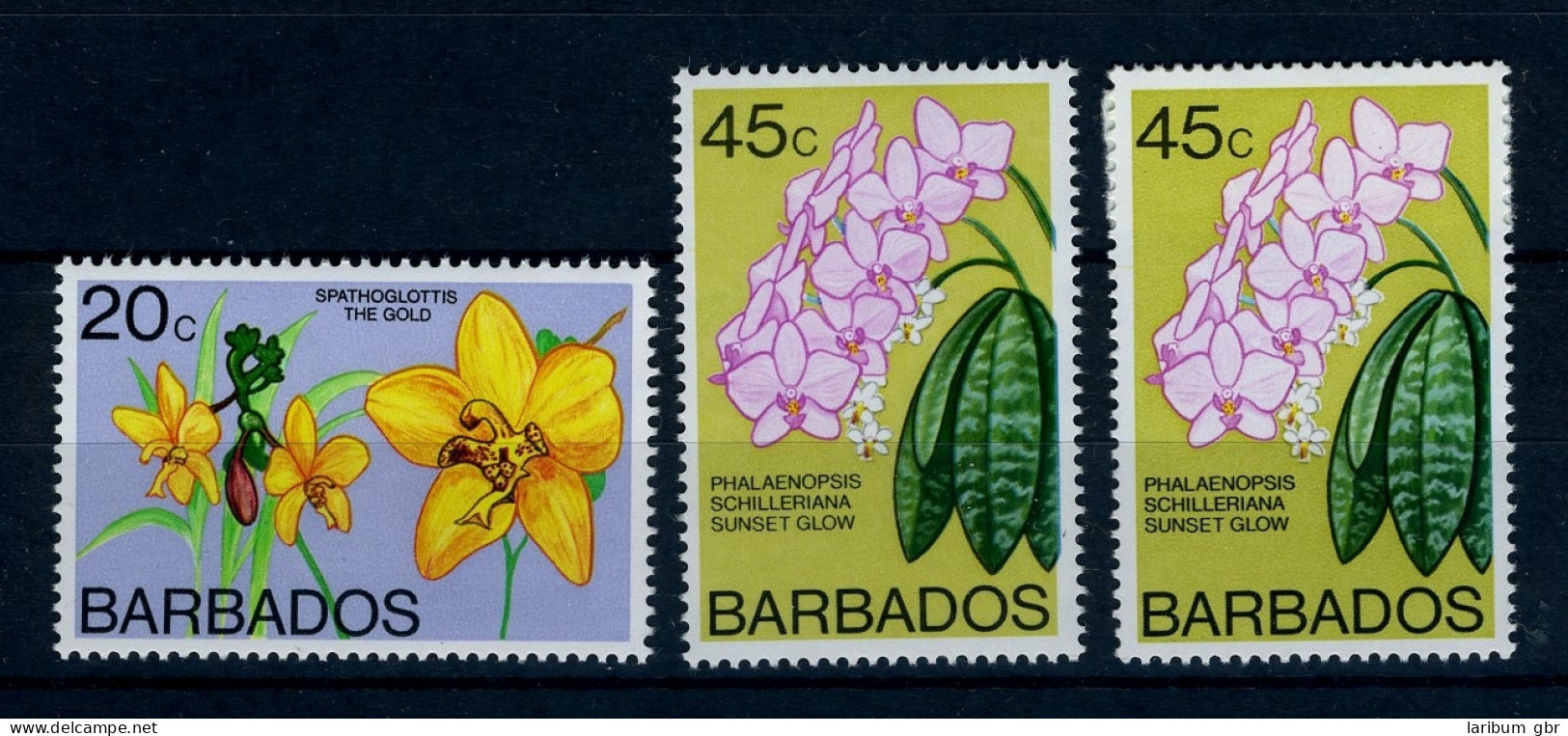 Barbados 420-421 Y Postfrisch Blumen #GU573 - Barbados (1966-...)