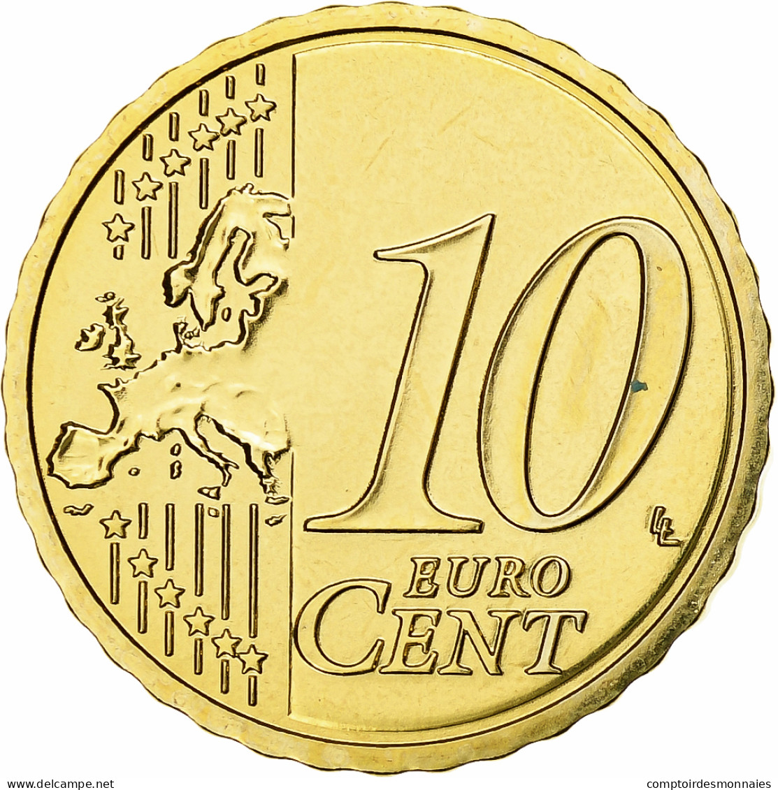 Autriche, 10 Euro Cent, 2010, Vienna, BU, FDC, Or Nordique, KM:3139 - Austria