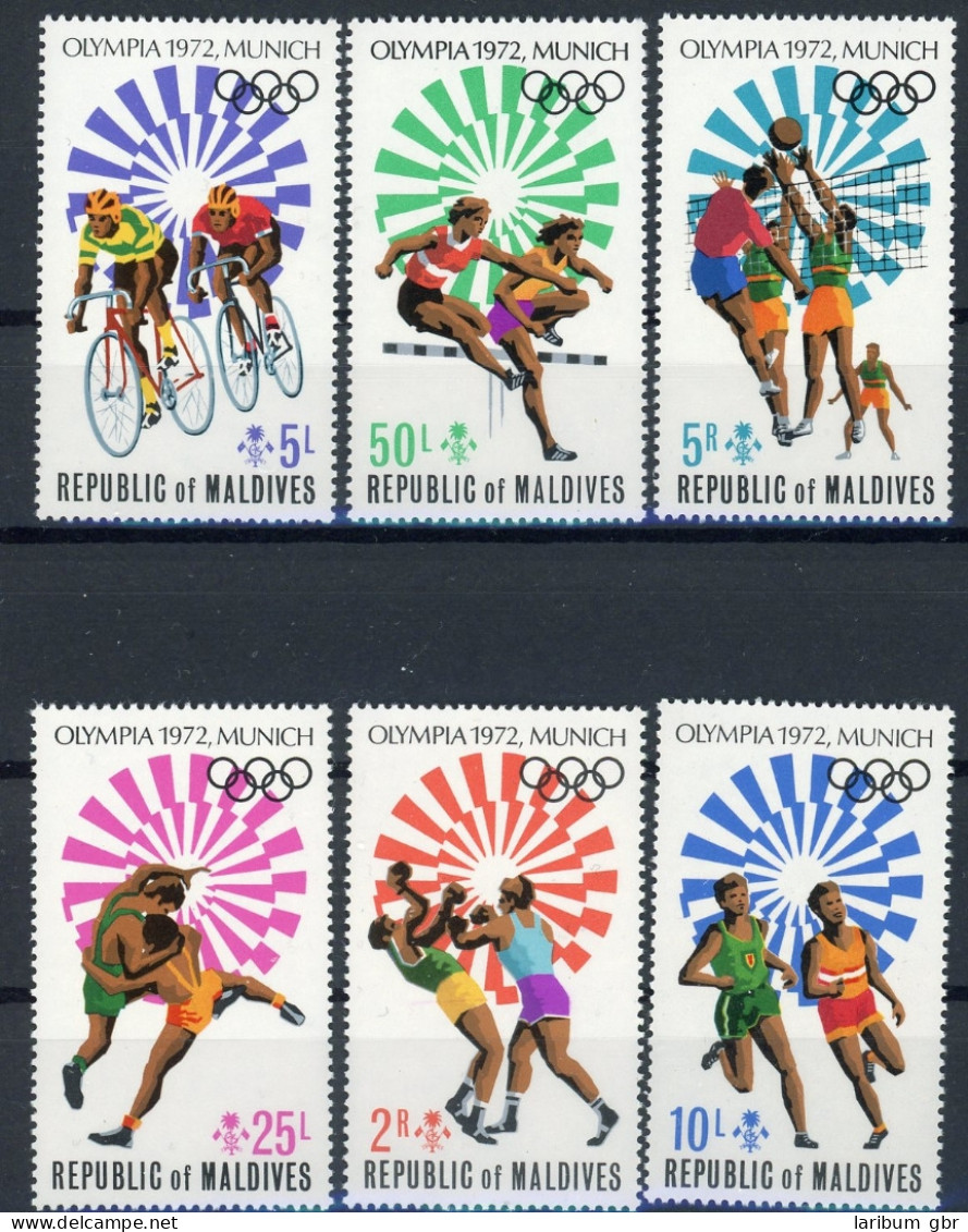 Malediven 417-422 A Postfrisch Olympiade #ID117 - Maldivas (1965-...)