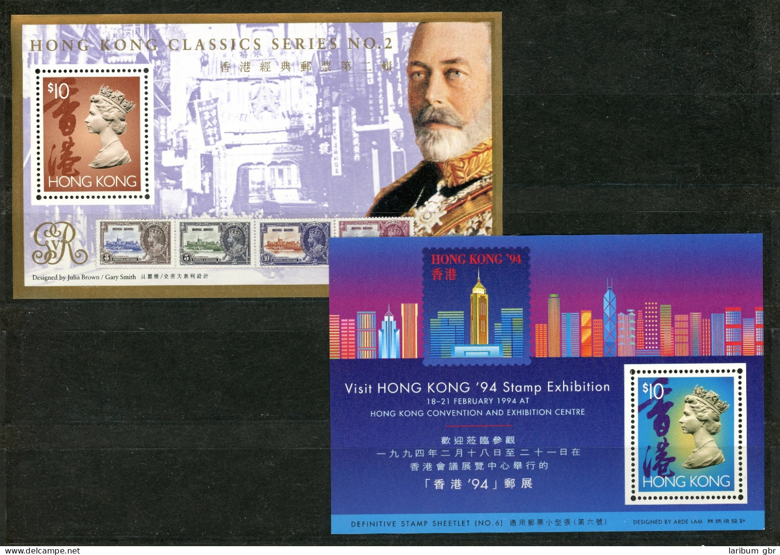 HongKong-China Block 26-27 Postfrisch #HX174 - Sonstige & Ohne Zuordnung