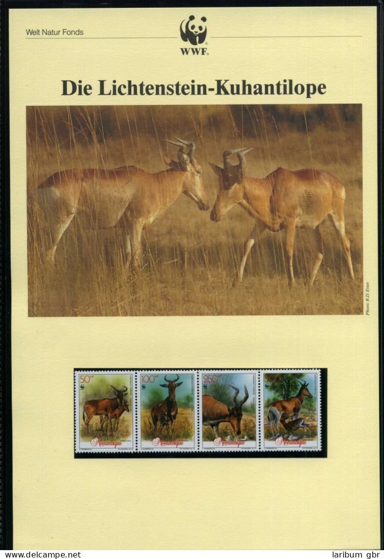 Mosambik 1991 WWF Komplettes Kapitel Postfrisch MK FDC Kuhantilope #IV303 - Mozambique