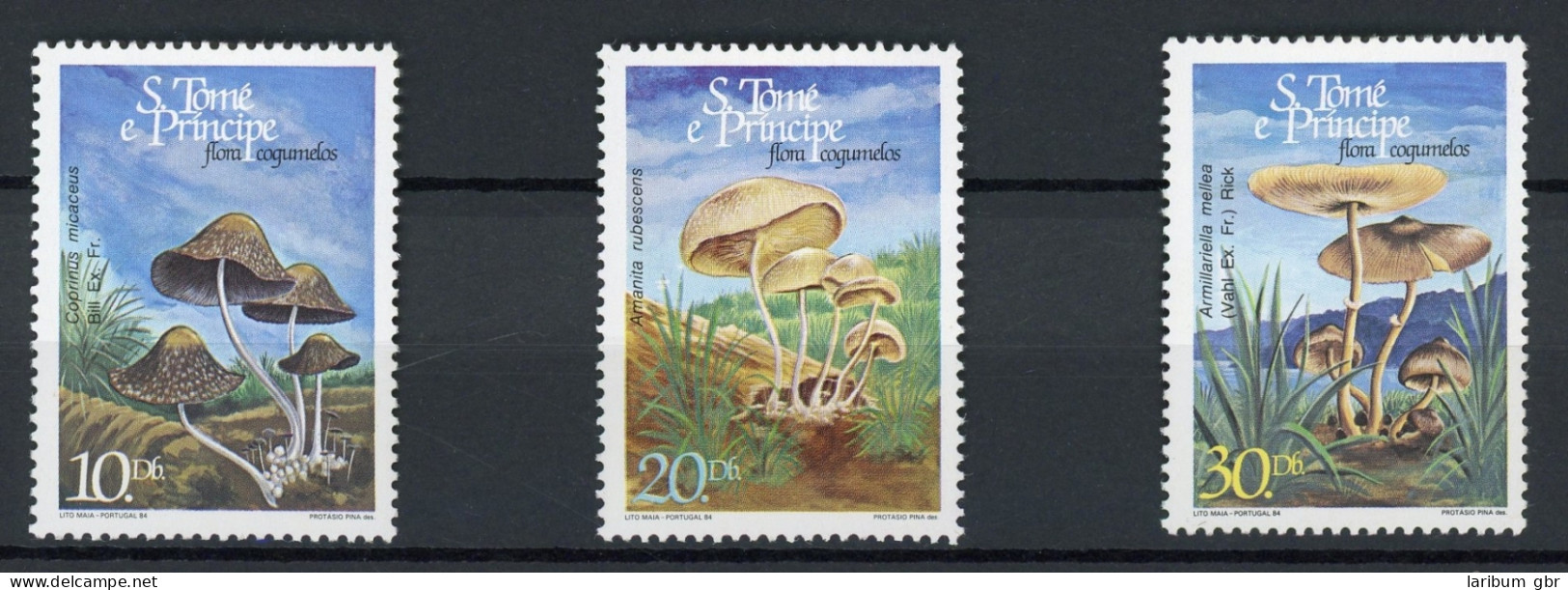Sao Tomé Und Principe 937-39 Postfrisch Pilze #IJ006 - Sao Tome Et Principe
