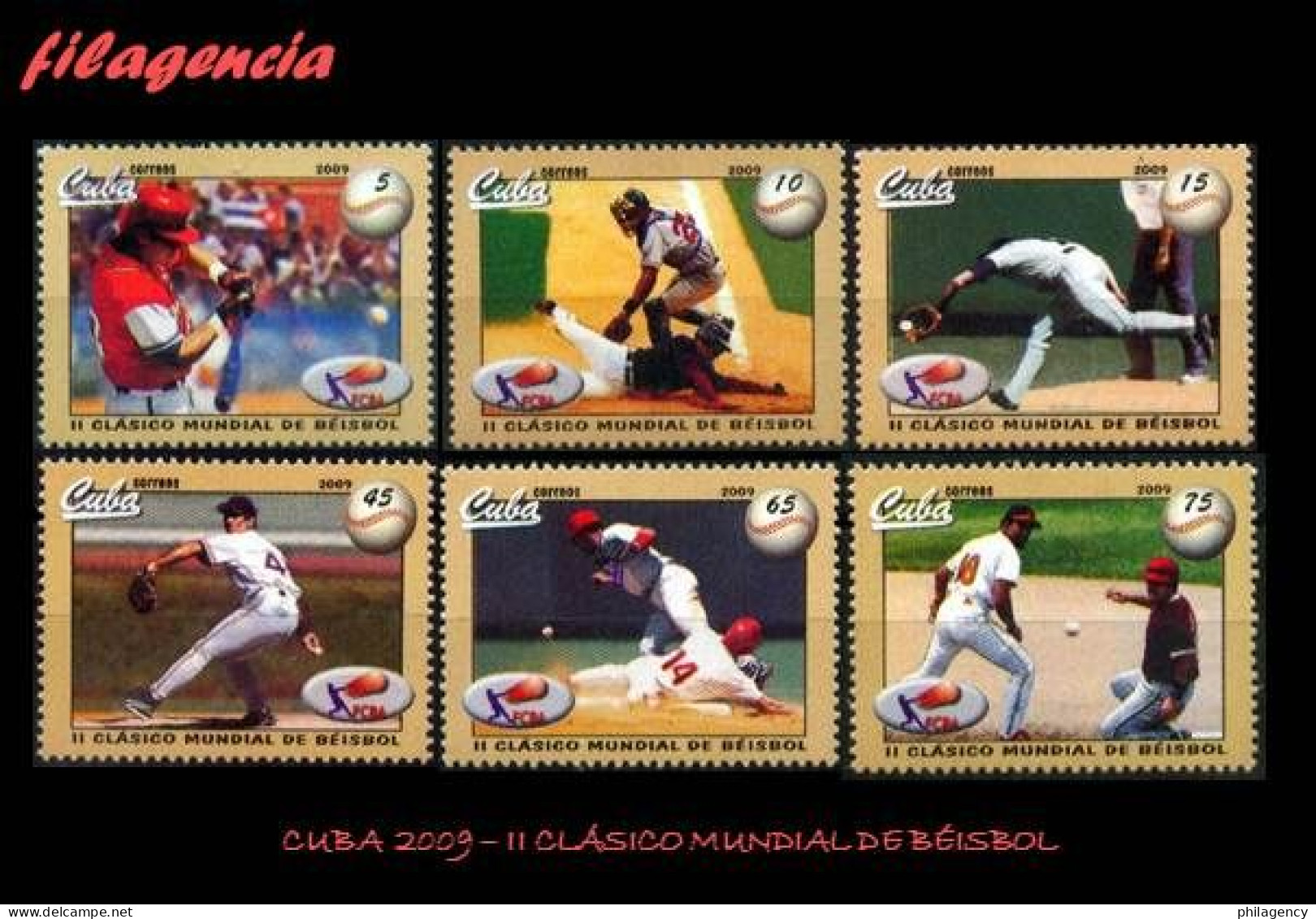 CUBA MINT. 2009-03 SEGUNDO CLÁSICO MUNDIAL DE BÉISBOL - Nuevos