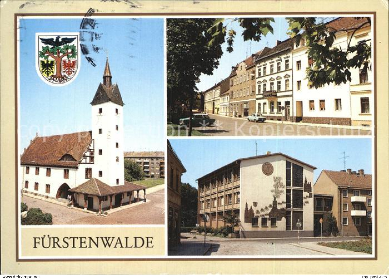 72525564 Fuerstenwalde Spree Rathaus Frankfurter Strasse Fernmeldeamt Fuerstenwa - Fürstenwalde