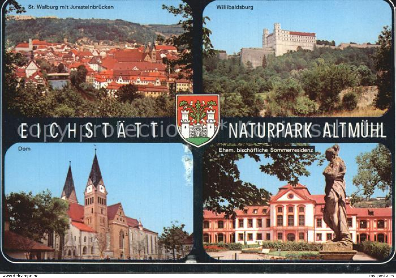 72525249 Eichstaett Oberbayern St Walburg Jurasteinbruecken Willibaldsburg Dom E - Eichstaett