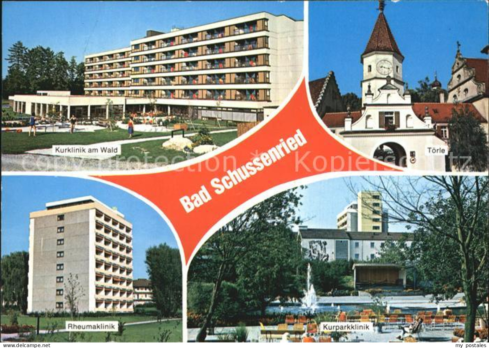 72525231 Bad Schussenried Kurklinik Am Wald Toerle Rheumaklinik Kurparkklinik Ba - Bad Schussenried