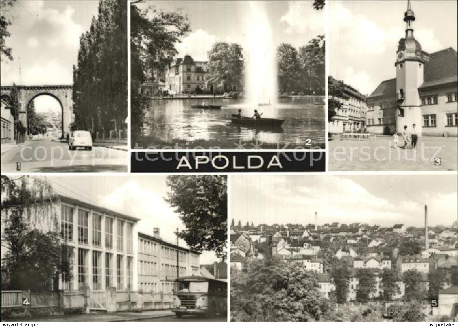 72524580 Apolda Viadukt Lohteich Rathaus  Apolda - Apolda