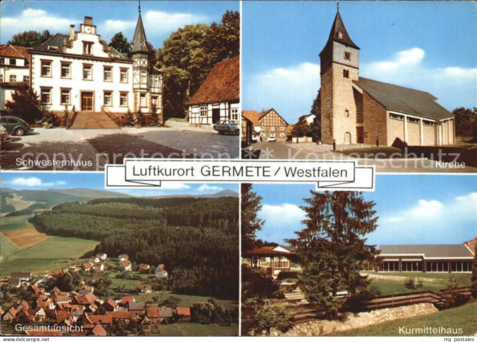 72524287 Germete Schwesternhaus Kirche Kurmittelhaus Gesamtansicht Germete - Warburg