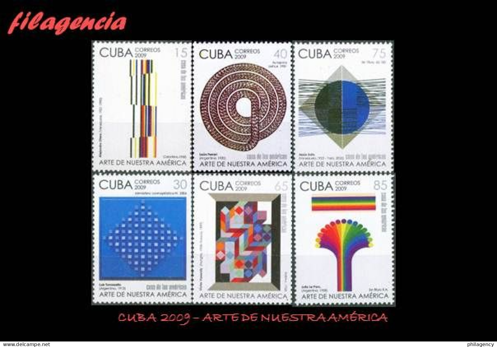 CUBA MINT. 2009-08 ARTE LATINOAMERICANO - Nuevos