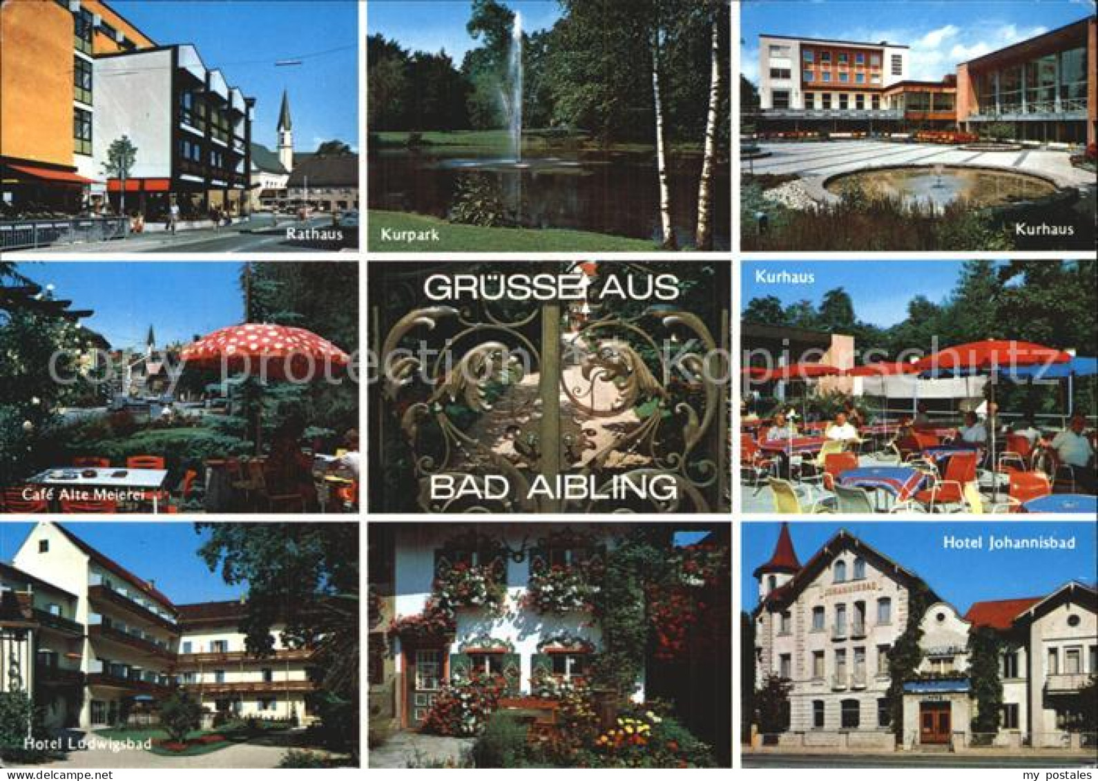 72522679 Bad Aibling Rathaus Kurpark Kurhaus Cafe Alte Meierei Tor Hotel Ludwigs - Bad Aibling