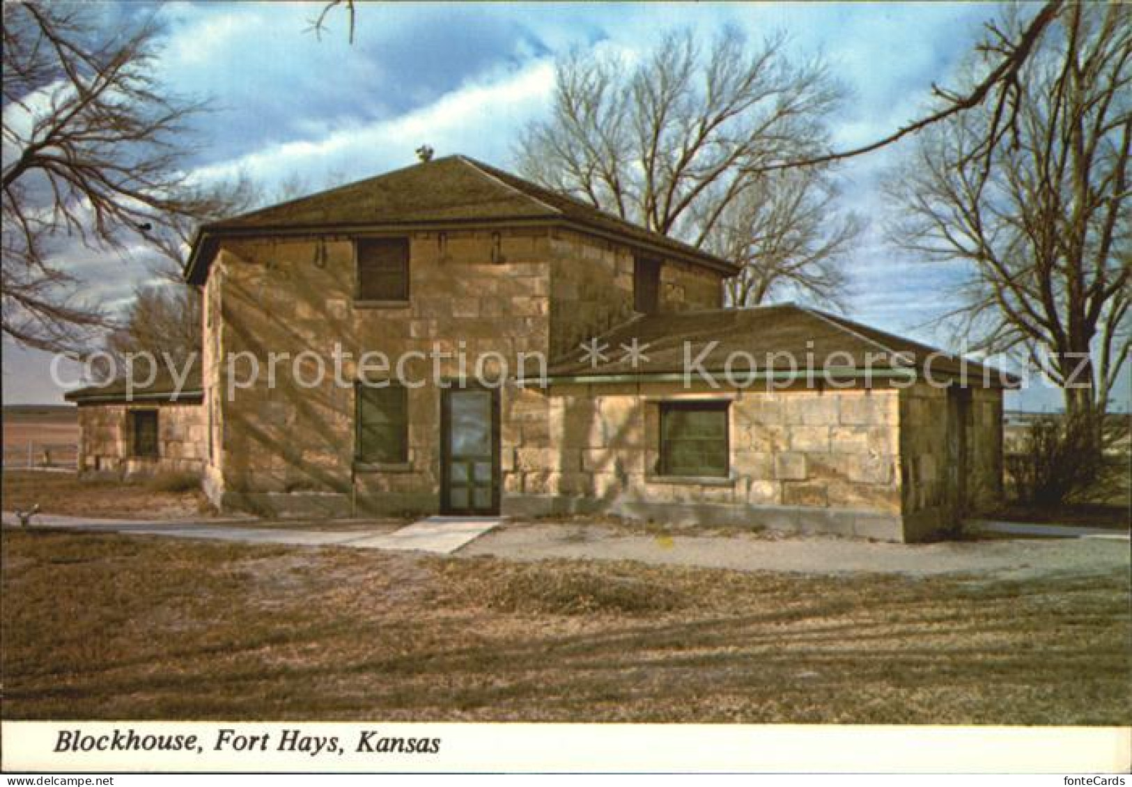 72528633 Kansas_City_Kansas Blockhaus Fort Hays - Andere & Zonder Classificatie