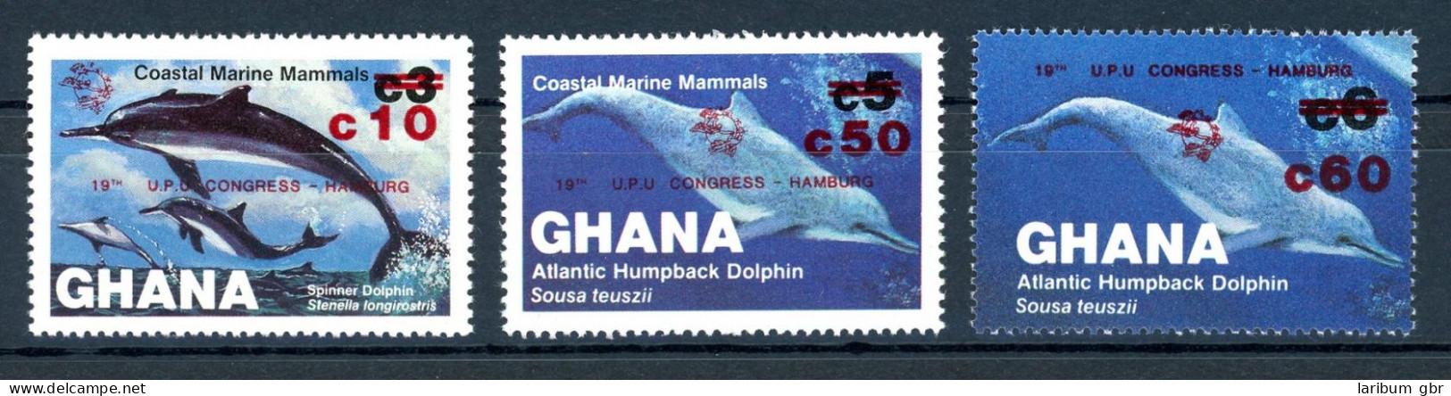 Ghana 1039-41 Postfrisch Delfine #HK794 - Ghana (1957-...)