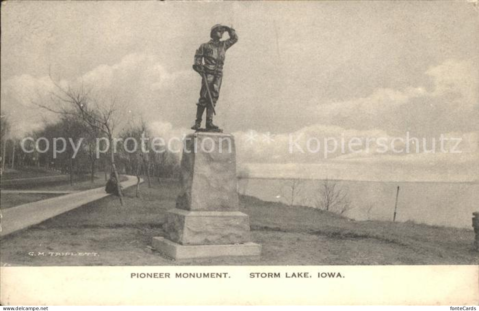 71987264 Storm_Lake Pioneer Monument - Sonstige & Ohne Zuordnung