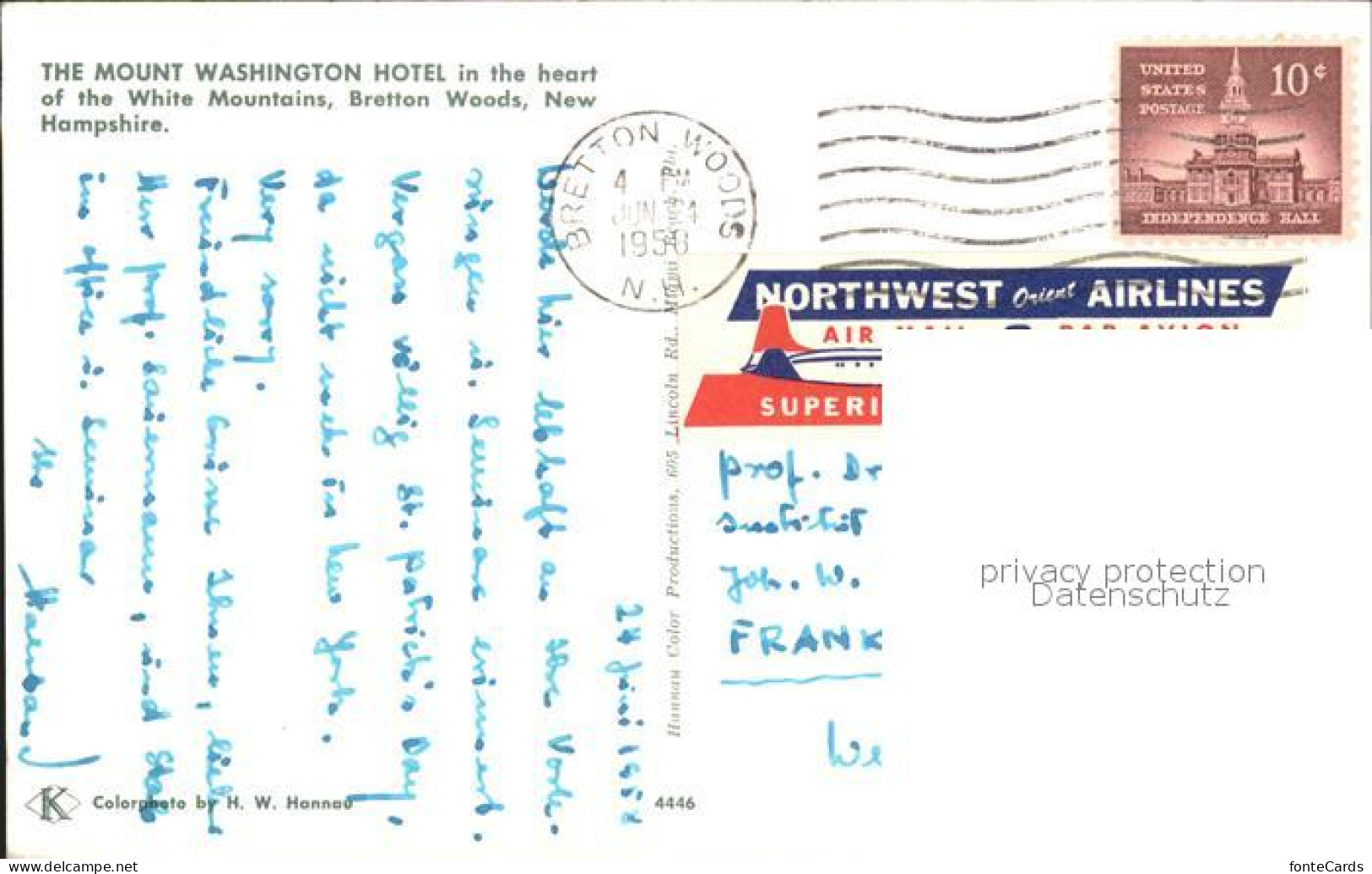 71967519 New_Hampshire_US-State Mount Washington Hotel  - Sonstige & Ohne Zuordnung