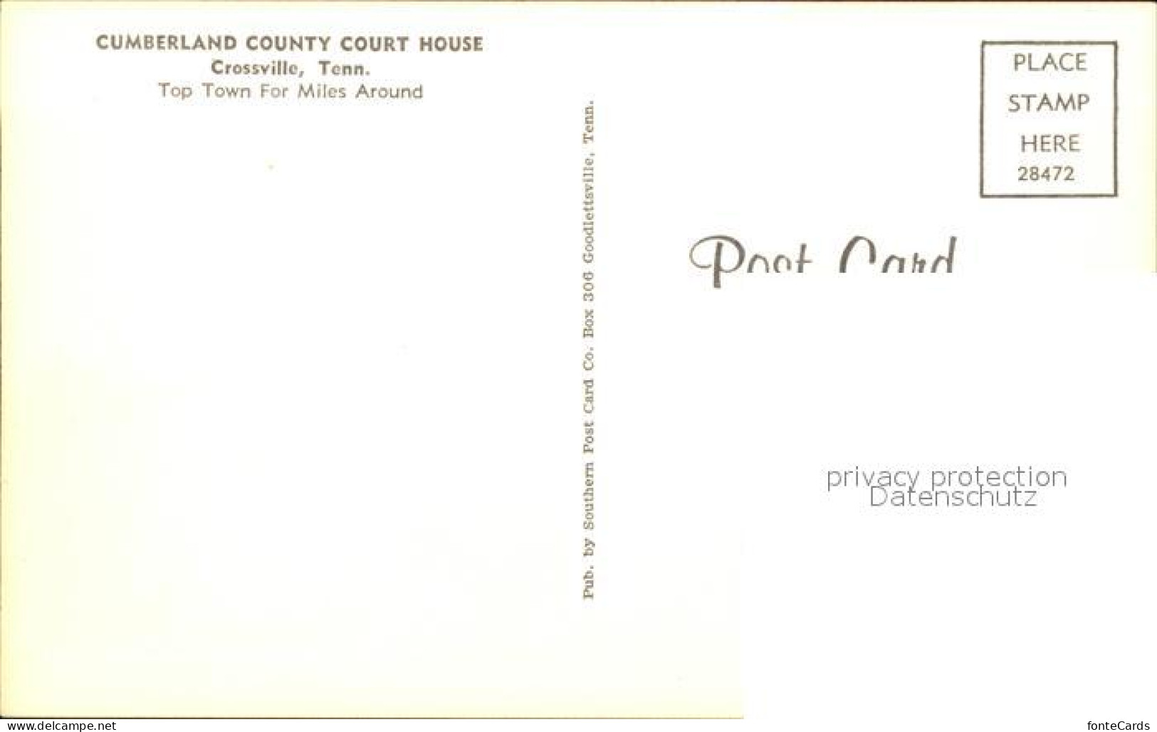 71964775 Crossville_Tennessee Cumberland Country Court House - Sonstige & Ohne Zuordnung