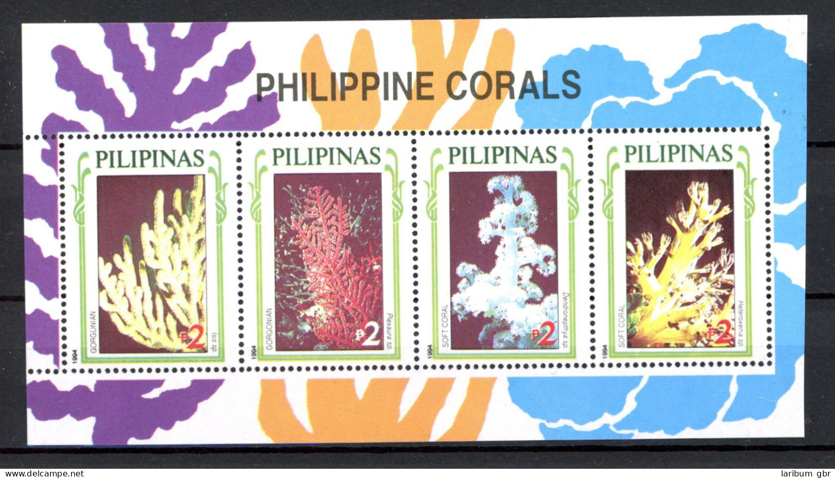 Philippinen Block 70 Postfrisch Korallen #HE868 - Philippines