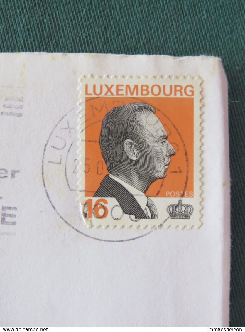 Luxembourg 1998 Cover To Belgium - Grand Duke - EMS Slogan - Covers & Documents