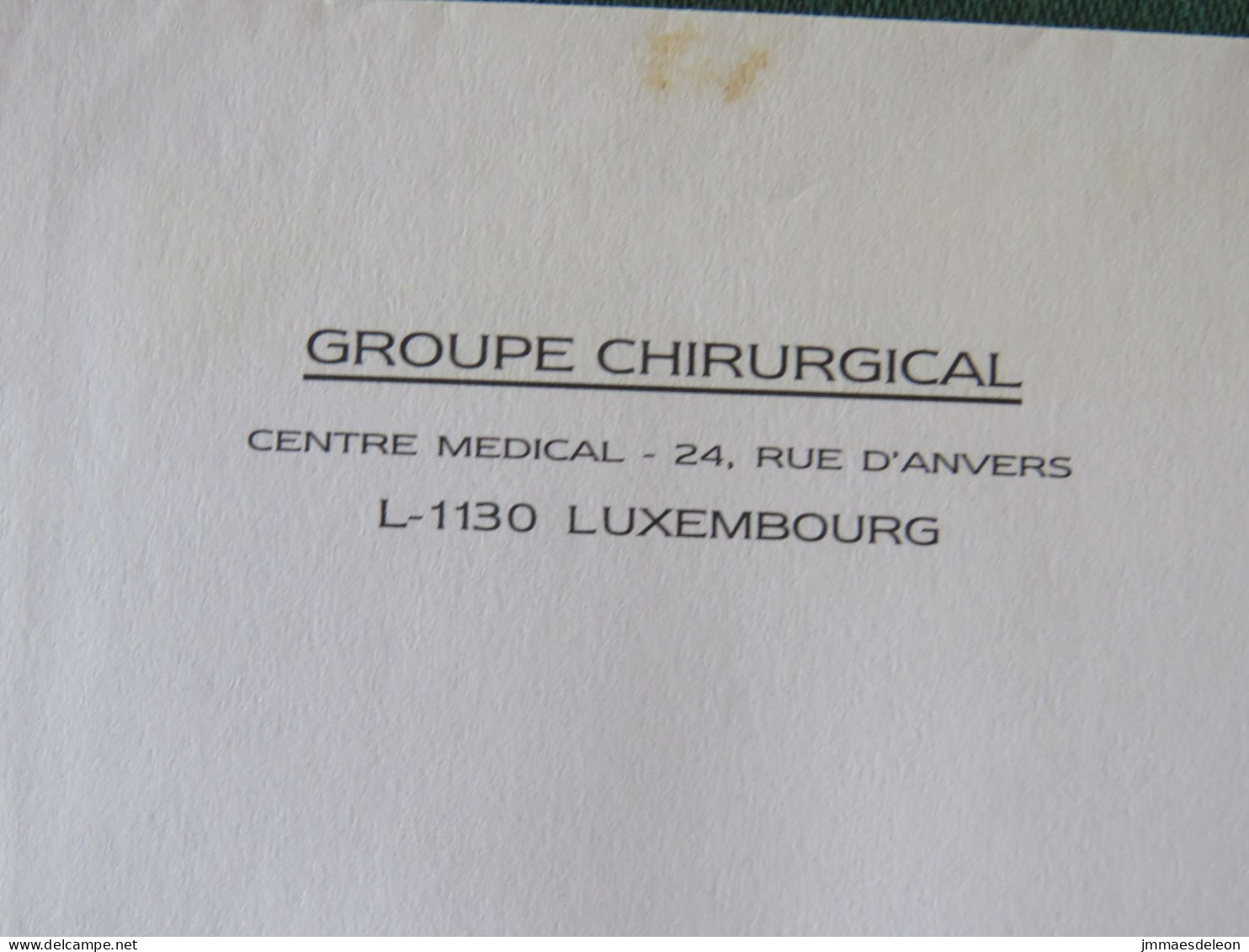 Luxembourg 2002 Cover Luxembourg - Adhesive Stamp On Stamp - Caritas Stamps Slogan - Cartas & Documentos