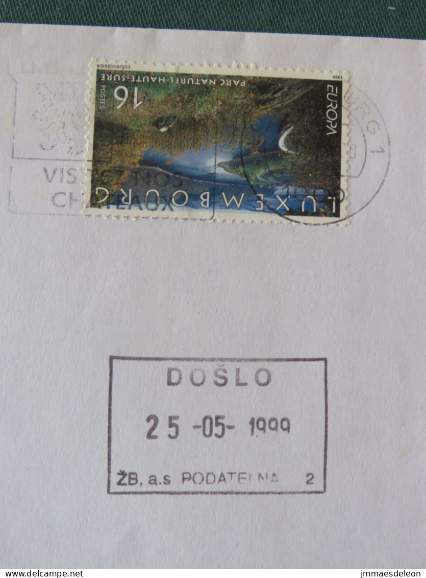 Luxembourg 1999 Cover To Doslo (?) - Europa Protected Area - Brieven En Documenten