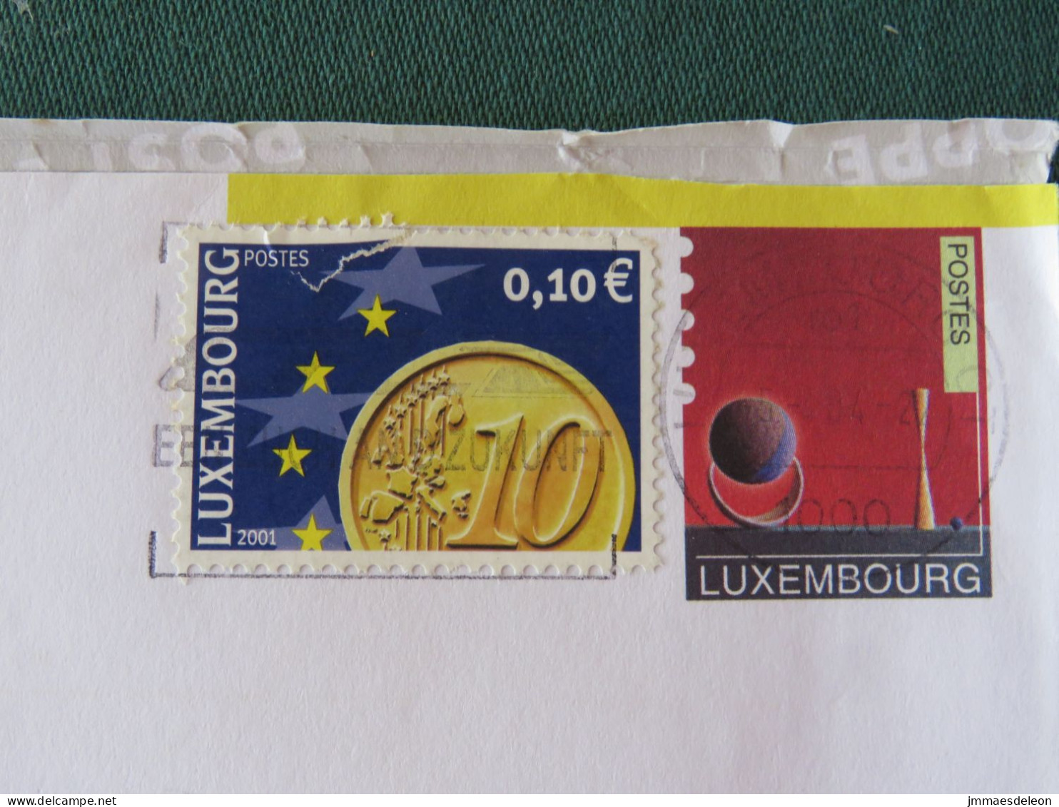 Luxembourg 2005 Stationery Cover To Belgium - Coin - Cartas & Documentos