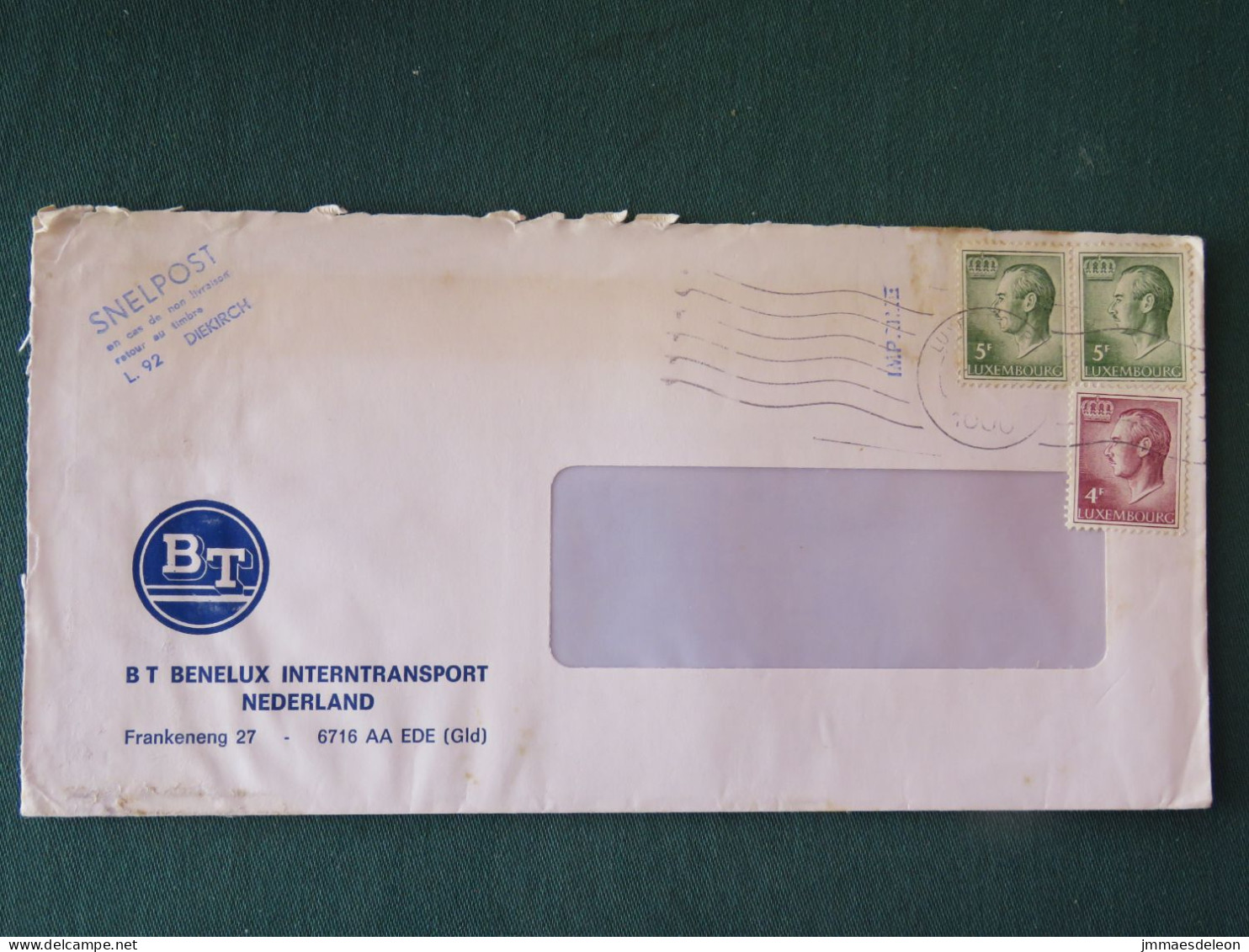 Luxembourg 1992 Cover Diekirch - Grand Duke - Lettres & Documents