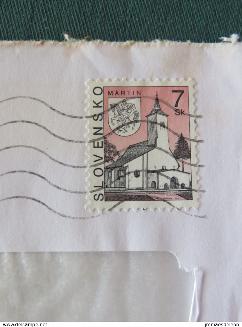 Slovakia 2000 Cover Local - Church - Briefe U. Dokumente