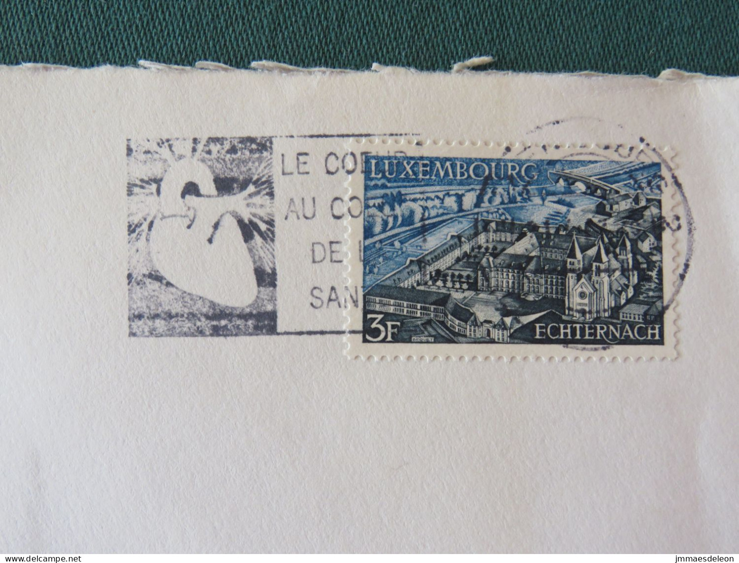 Luxembourg 1964 Cover - Heart Slogan - Echternacht - Storia Postale