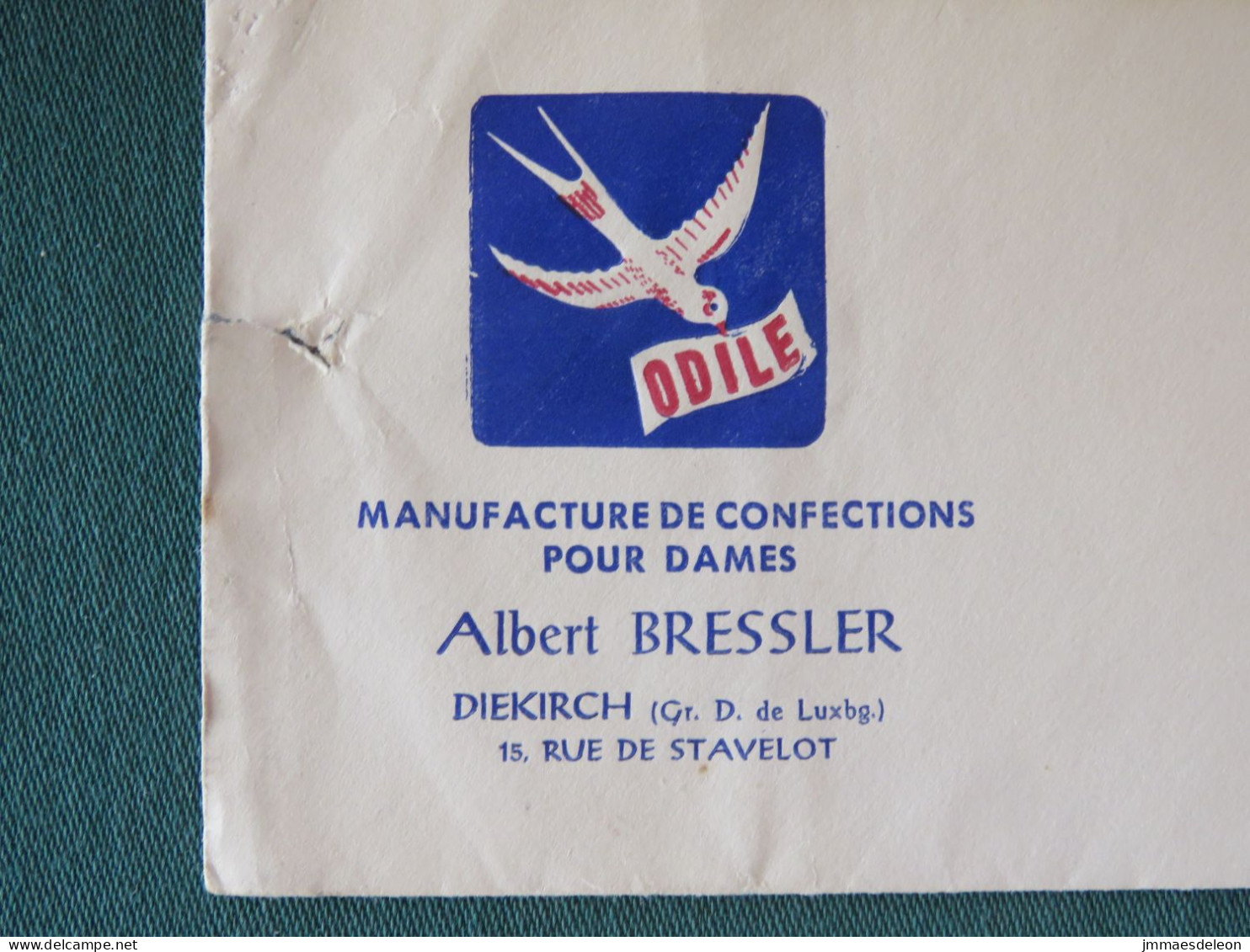 Luxembourg 1962 Cover Diekirch - Cross Country Bicycle - Covers & Documents