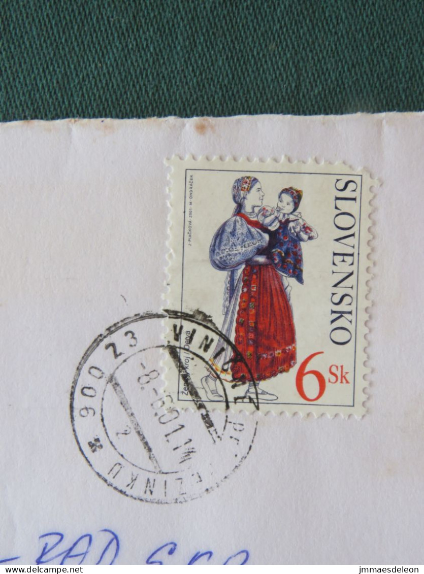 Slovakia 2000 Cover Local - Costumes - Storia Postale