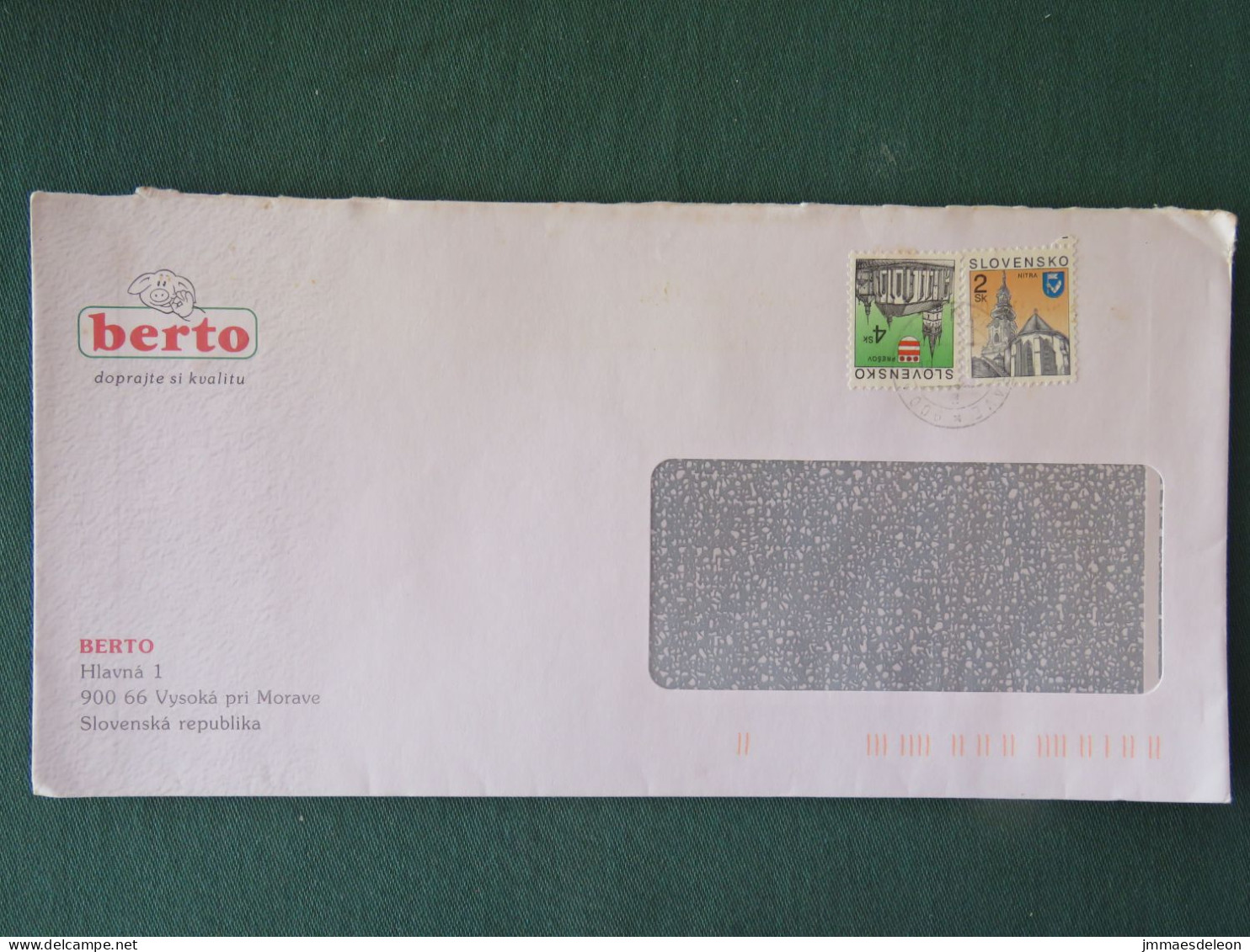 Slovakia 2000 Cover Local - Church - Lettres & Documents