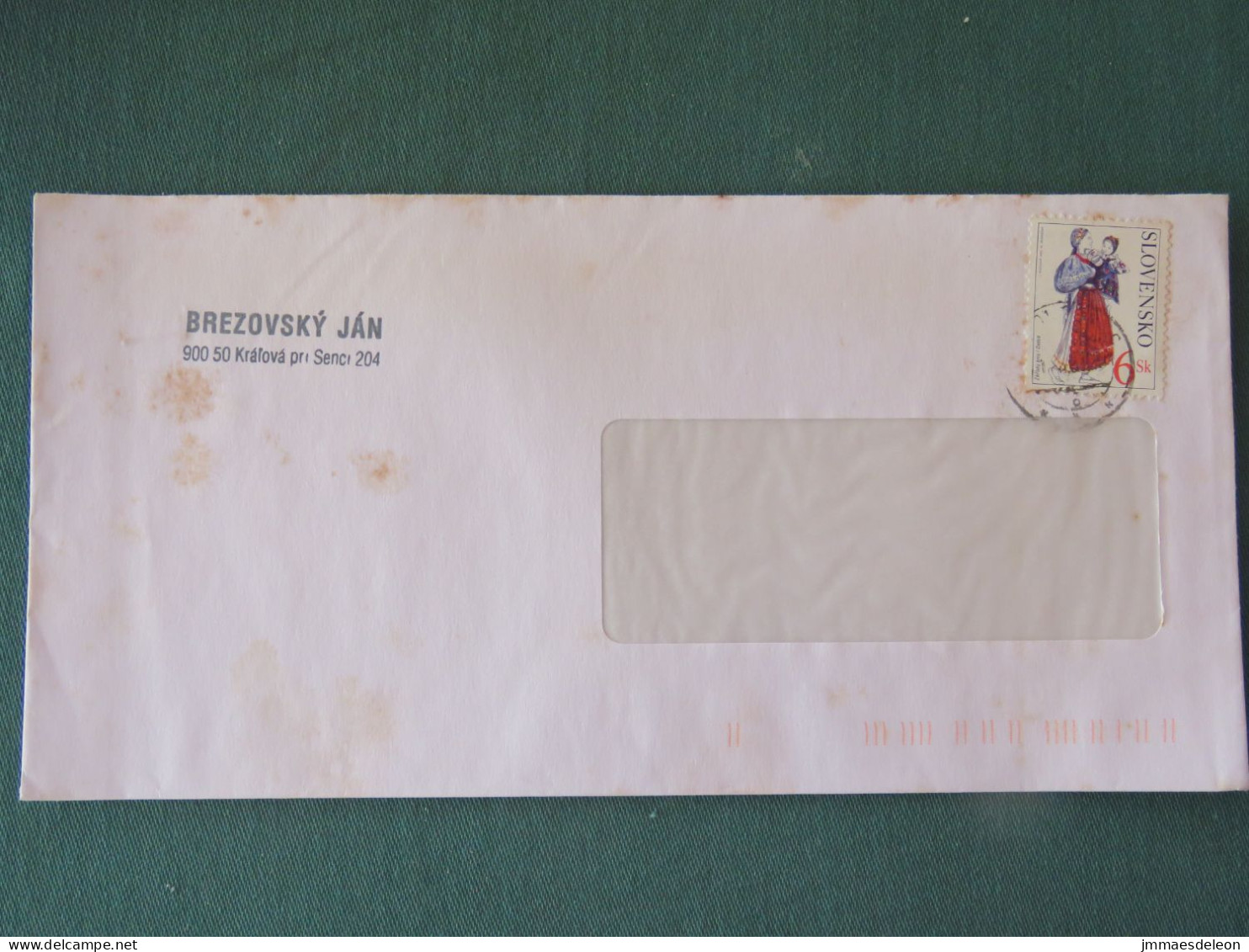 Slovakia 2000 Cover Local - Costumes - Briefe U. Dokumente