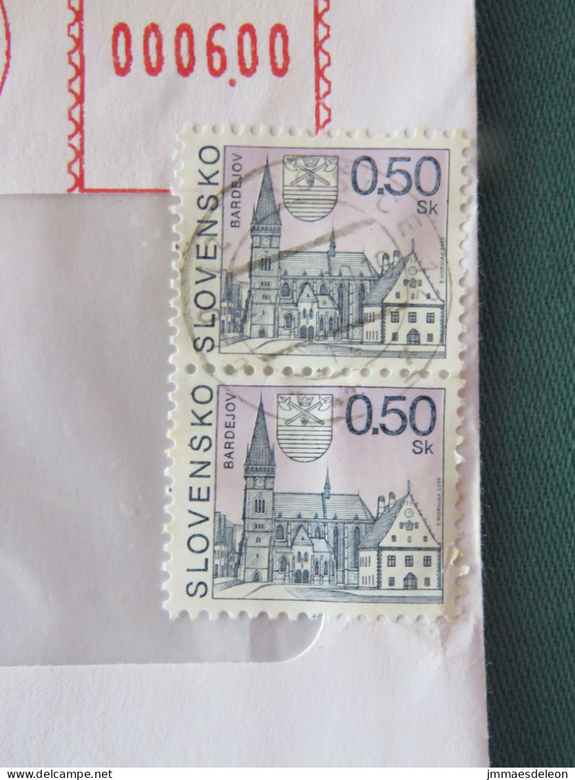 Slovakia 2000 Cover Local - Church - Machine Franking - Briefe U. Dokumente