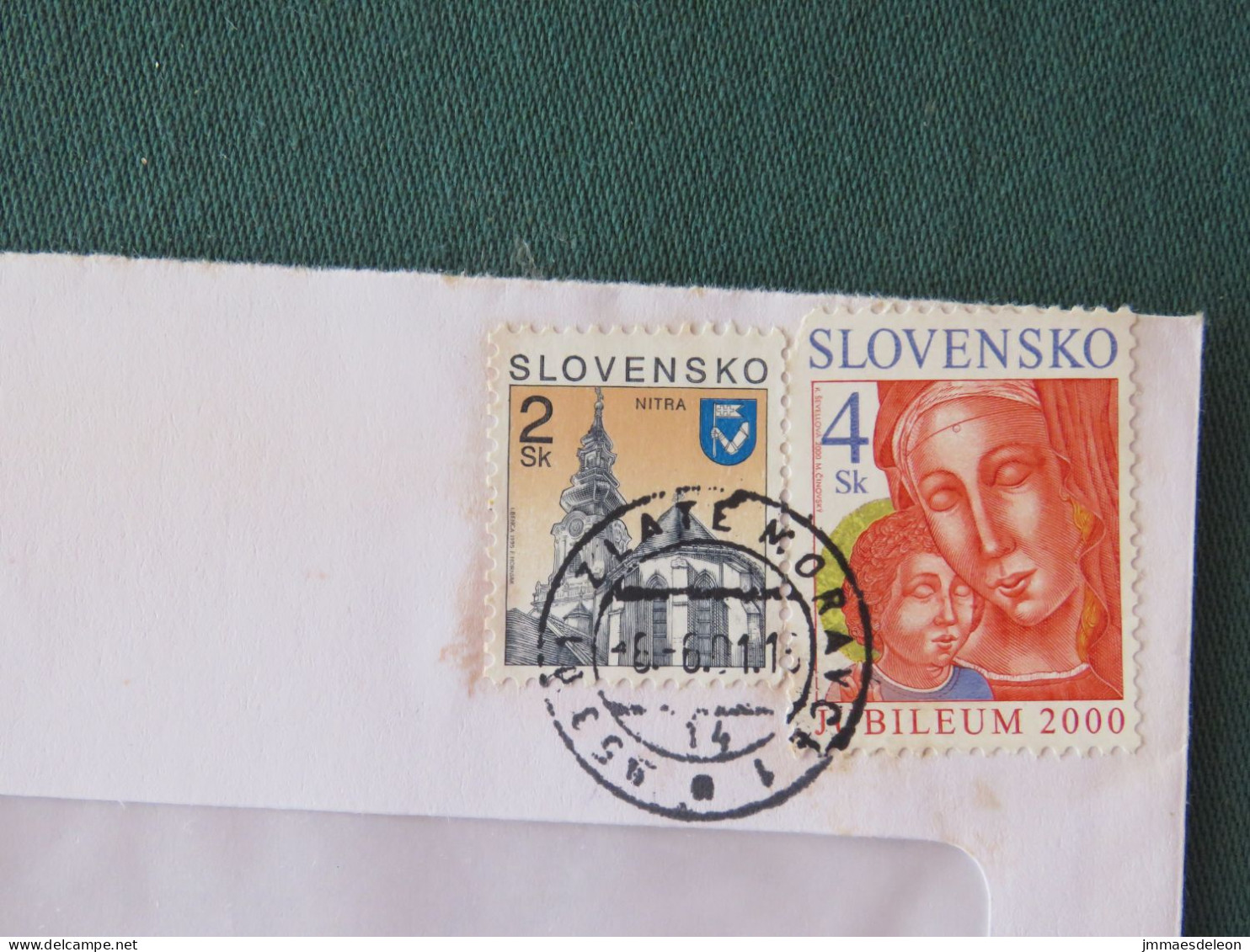 Slovakia 2000 Cover Local - Church - Jubileum 2000 - Cartas & Documentos