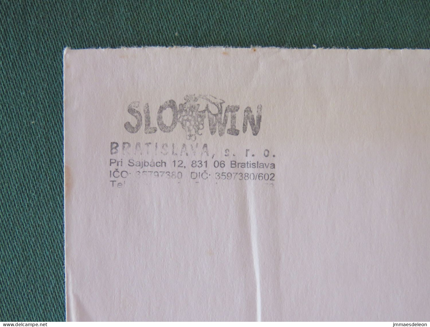 Slovakia 2000 Cover Local - Church - Grapes - Covers & Documents