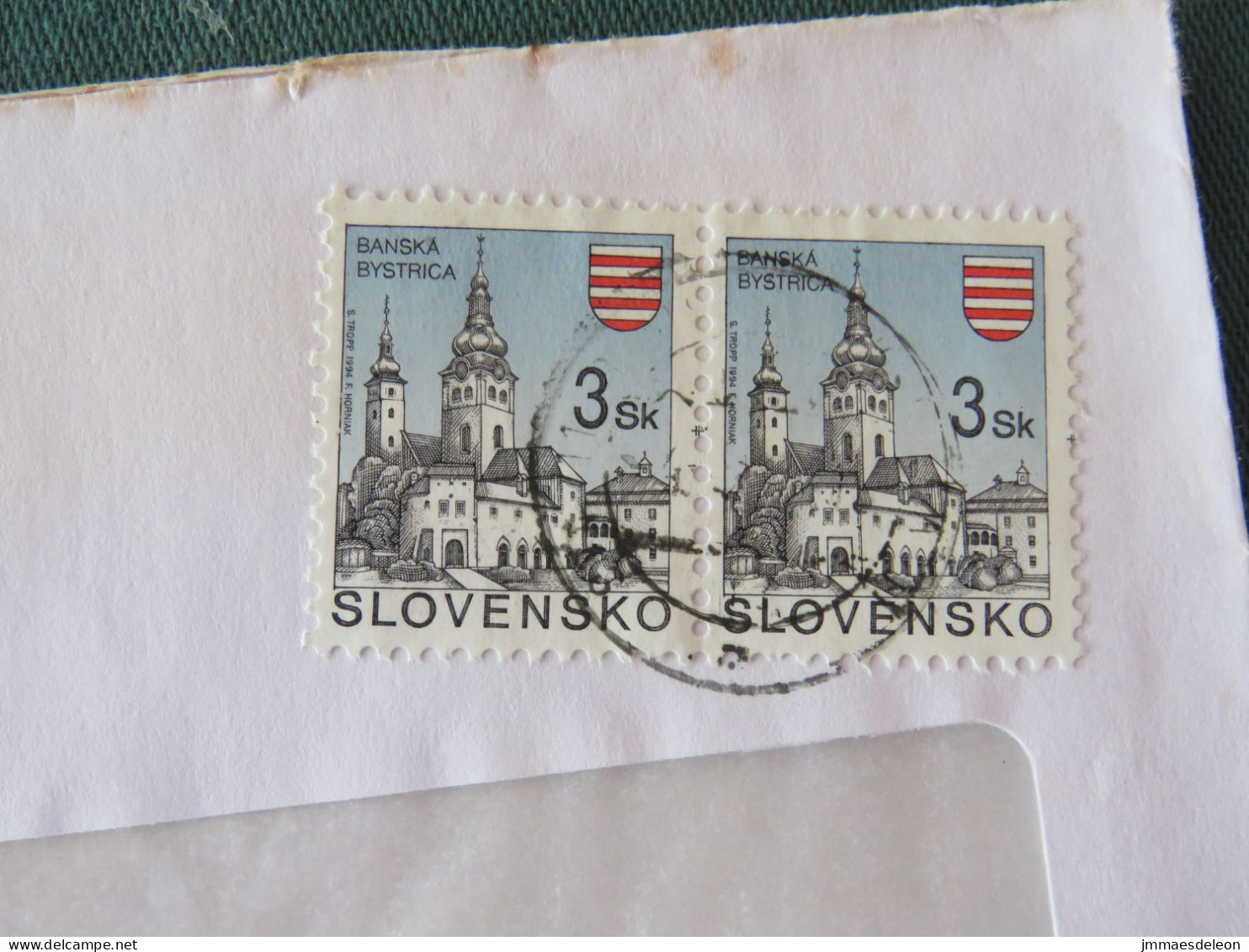 Slovakia 2000 Cover Local - Church - Brieven En Documenten