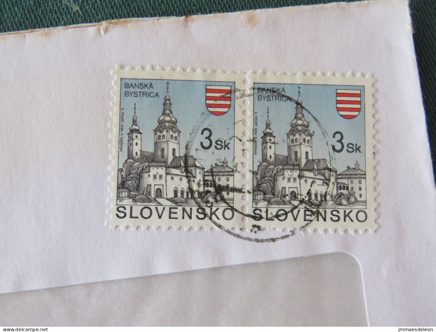 Slovakia 2000 Cover Local - Church - Cartas & Documentos