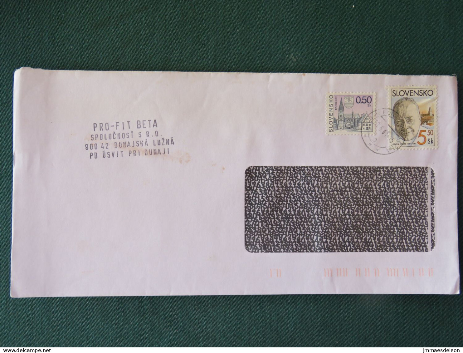 Slovakia 2000 Cover Local - Church - Machine Franking - Covers & Documents