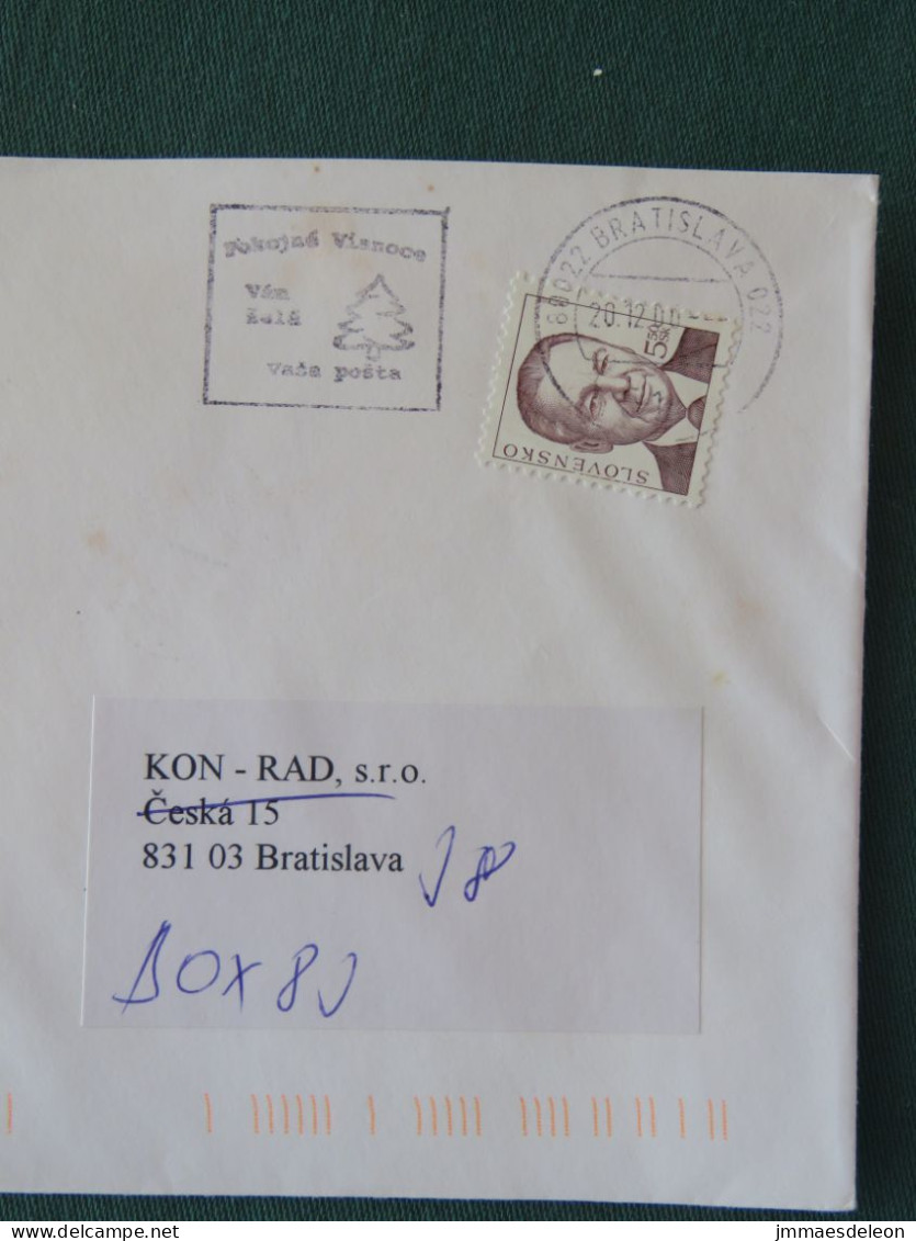 Slovakia 2000 Cover Local - Tree Slogan - Cartas & Documentos