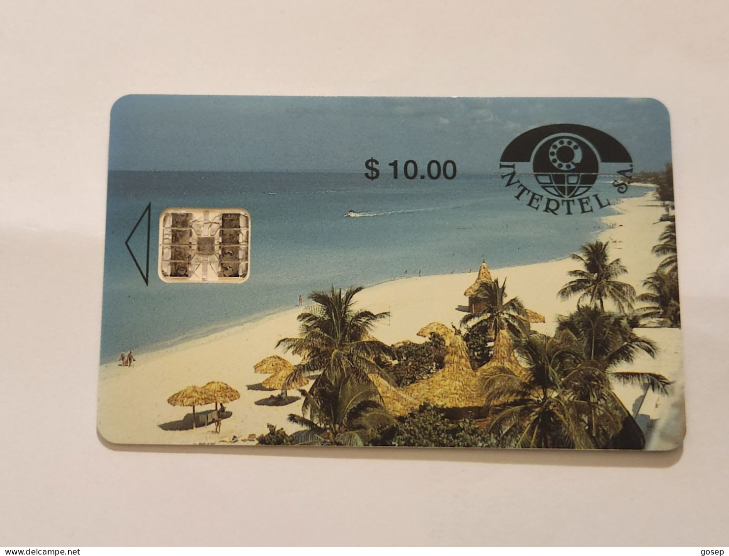 CUBA-(CU-ETE-0001Bb)-Playa De Varadero-Cuba Primera Emision-(1)-($10)-(03B043107)-used Card+1card Prepiad Free - Cuba