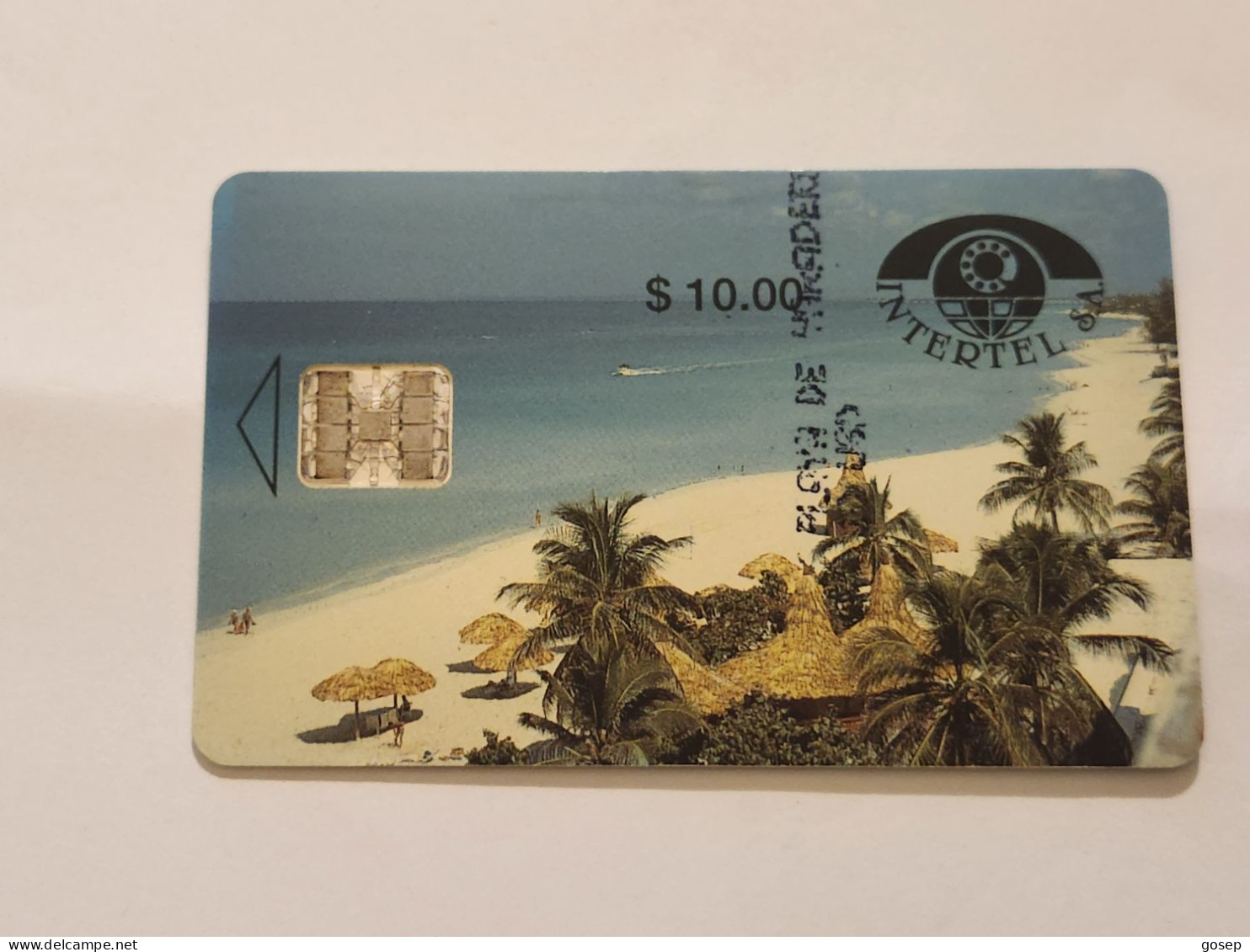 CUBA-(CU-ETE-0001Bb)-Playa De Varadero-Cuba Primera Emision-(2)-($10)-(03B043107)-used Card+1card Prepiad Free - Kuba