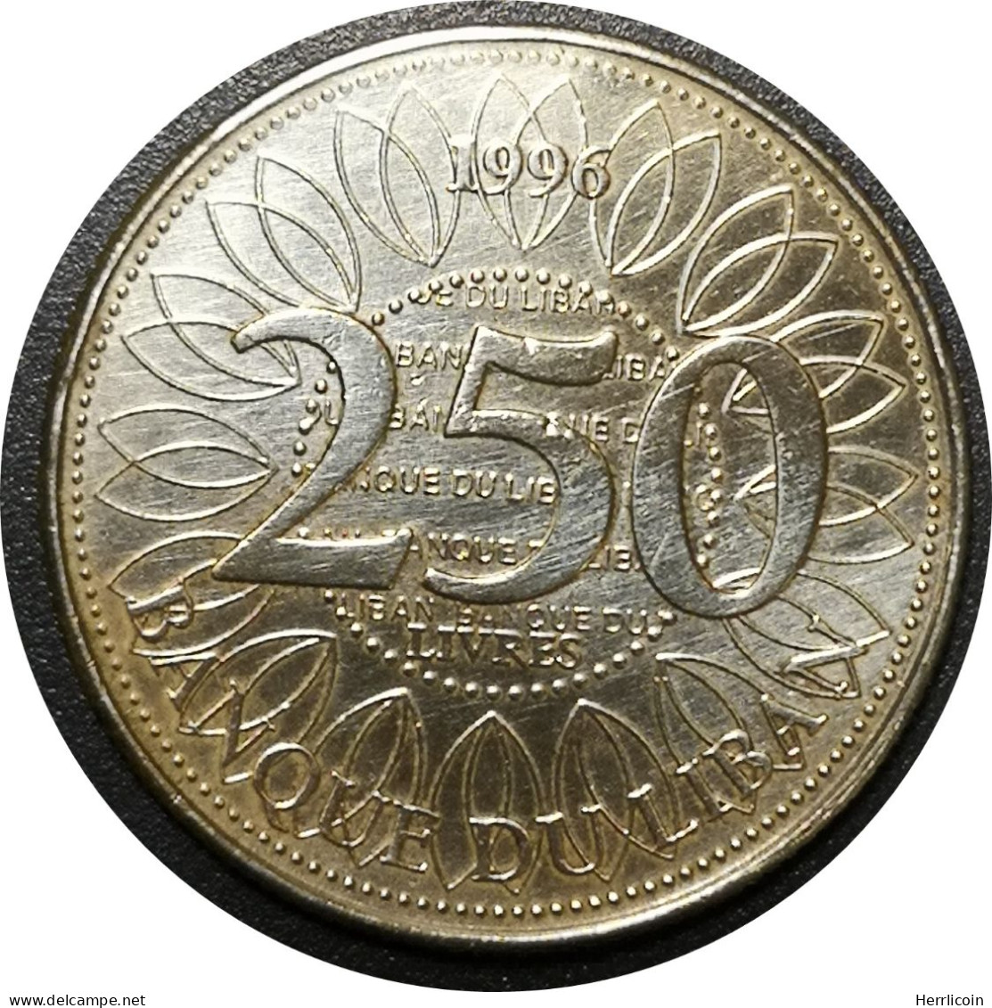Monnaie Liban - 1996 - 250 Līrah / Livres - Liban