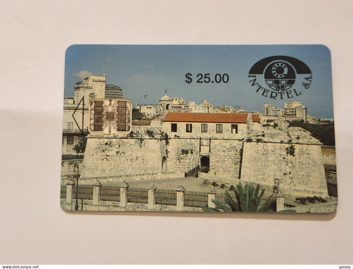 CUBA-(CU-ETE-0002Aa)-Castillo De La Real Fuerza-(3)-($25)-(03B043109)-used Card+1card Prepiad Free - Kuba