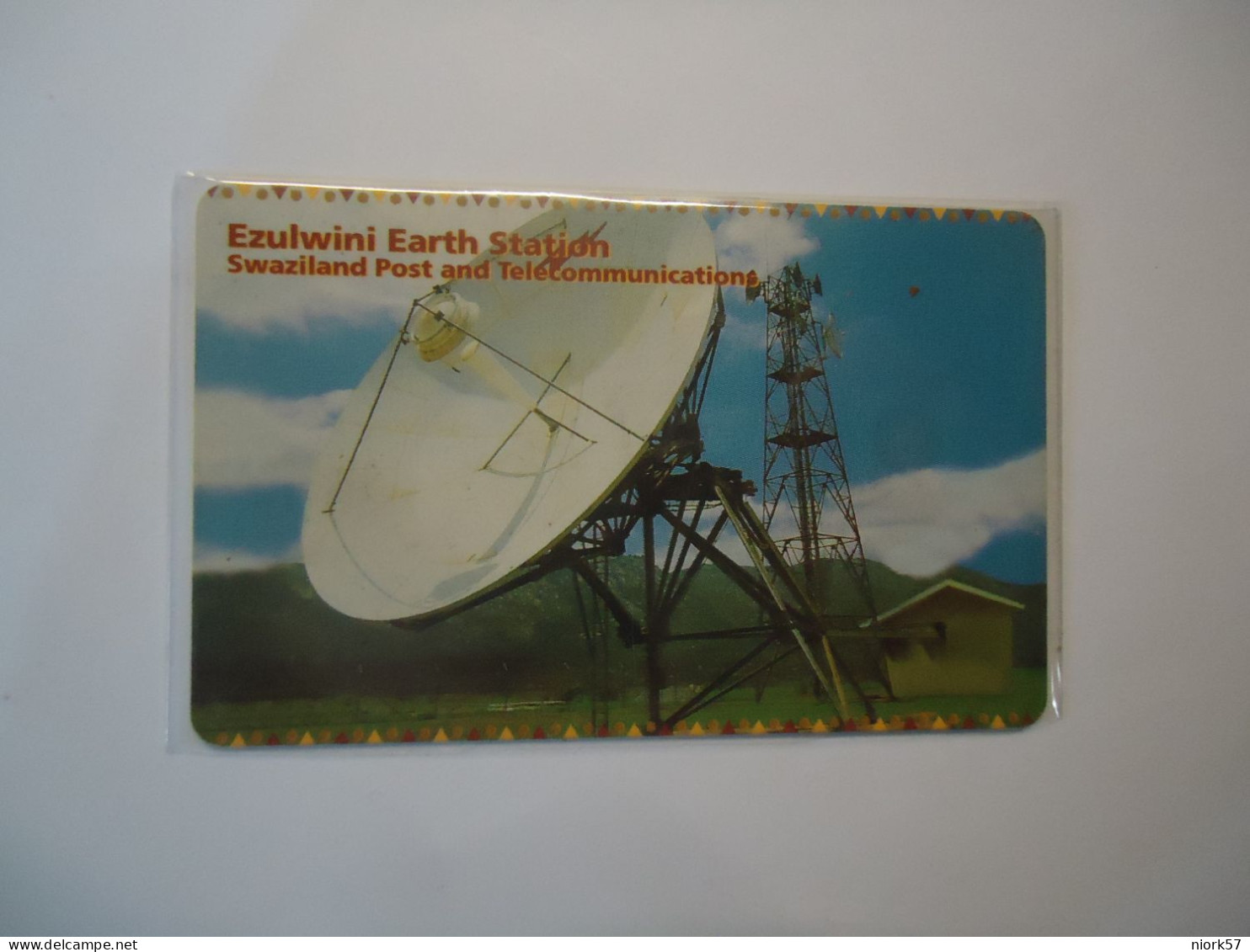 SWAZILAND  USED CARDS SATELITTE  SPACE  STATION    2 SCAN - Swasiland